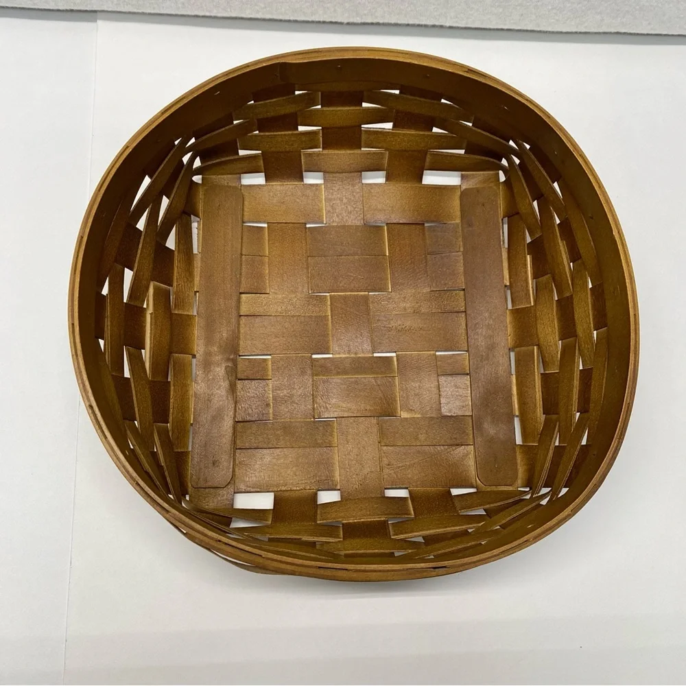 Heritage Mint Ltd. Canadian Maple Woven Basket 10 inch Organization Home Decor